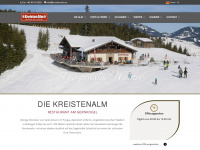kreistenalm.at Webseite Vorschau