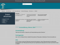 krems-hum-ges.at Webseite Vorschau