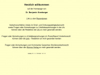 krenberger.de Webseite Vorschau