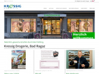 kressig-drogerie.ch Webseite Vorschau