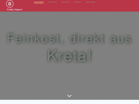 kreta-import.de Webseite Vorschau