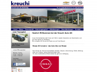 kreuchi-auto.ch Webseite Vorschau