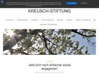 kreusch-stiftung.de Webseite Vorschau