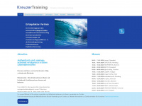 kreuzer-training.de Webseite Vorschau