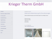 krieger-therm.ch Webseite Vorschau