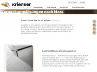 kriemler-verpackungen.ch Webseite Vorschau