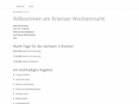 krienser-wochenmarkt.ch Webseite Vorschau