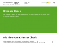 kriensercheck.ch Webseite Vorschau