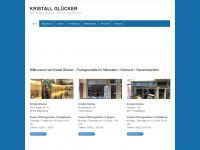kristall-gluecker.de Webseite Vorschau