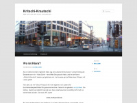 kritschi-krautschi.de Webseite Vorschau