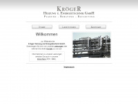 kroeger-brokstedt.de Webseite Vorschau