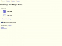 kroeger-vodde.de Webseite Vorschau