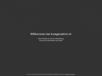 kroegeradmin.ch Webseite Vorschau