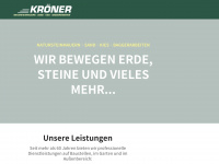 kroener-transporte.de Webseite Vorschau