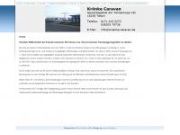 kroenke-caravan.de Webseite Vorschau