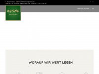 krone-dasgasthaus.de Webseite Vorschau