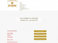 krone-landhotel.de Webseite Vorschau