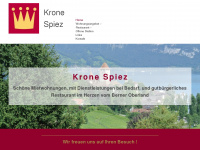 krone-spiez.ch Webseite Vorschau