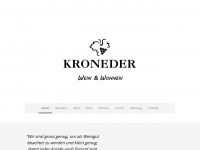 kroneder.at Webseite Vorschau