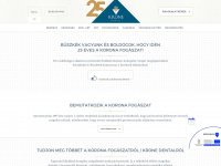 kronedental.hu Webseite Vorschau
