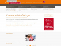 kronen-apotheke-teningen.de Webseite Vorschau