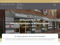 kronenapotheke-wildeshausen.de Webseite Vorschau