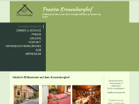 kronenburghof.de Webseite Vorschau