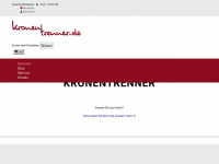 kronentrenner.de Webseite Vorschau