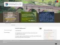 kronweiler.de Webseite Vorschau