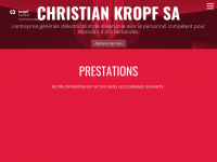 kropf-elec.ch Webseite Vorschau