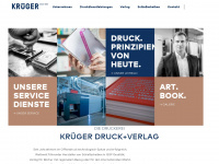 krueger-druck.de Webseite Vorschau