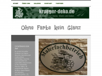 krueger-deko.de Webseite Vorschau