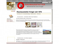 krueger-raumausstattung.de Webseite Vorschau