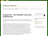 kruegerrand-goldmuenzen.de Webseite Vorschau