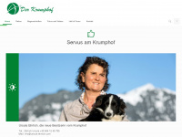 krumphof.at Webseite Vorschau