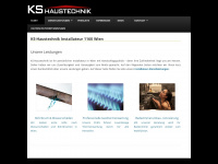 ks-haustechnik.at Webseite Vorschau
