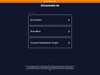 shivashakti.de Webseite Vorschau