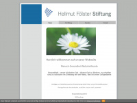 hellmut-foelster-stiftung.de Webseite Vorschau