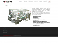 ksm-maschinenbau.de Webseite Vorschau