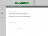 kssound.de Webseite Vorschau