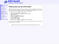 ksv-gmbh.de Webseite Vorschau