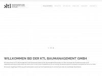 ktl-baumanagement.de Webseite Vorschau