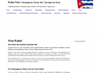 kuba-taxi.de Webseite Vorschau