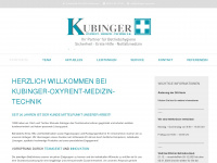 kubinger-oxyrent.de Webseite Vorschau