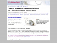 kuehlschrank-ersatzteile-verkauf.de Webseite Vorschau