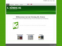 kuendigag.ch Webseite Vorschau