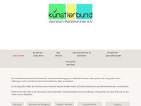 kuenstlerbund-gap.de Webseite Vorschau