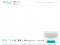 kuenzler-recht.ch Webseite Vorschau
