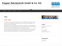 kuepper-zahntechnik.de Webseite Vorschau