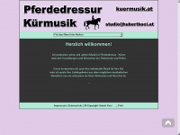 kuermusik.at Webseite Vorschau